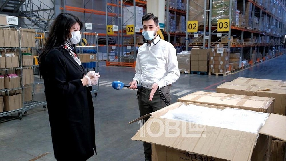 Партию масок от РМК доставили в Челябинскую область