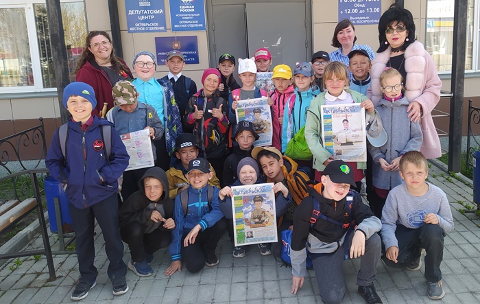 Школьники побывали на экскурсии в редакции газеты