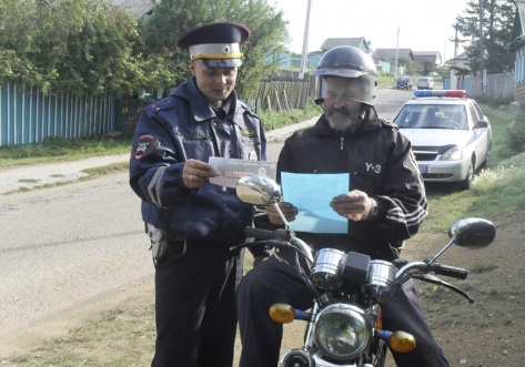 В Октябрьском районе сотрудники полиции провели профилактическое мероприятие «Мотоциклист»