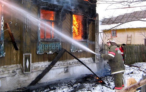 Пожар в жилом доме