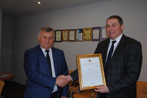 Глава района получил благодарность от Губернатора Бориса Дубровского 