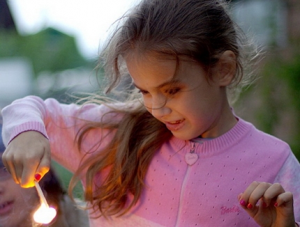 Девять пожаров от детской шалости