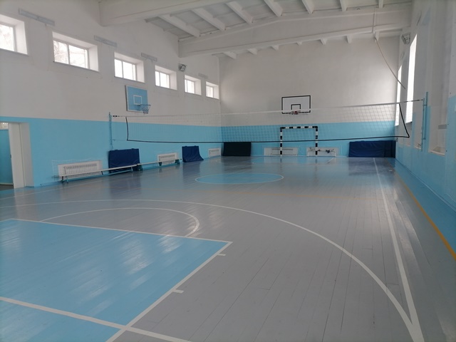 В Подовинновской школе отремонтировали спортзал