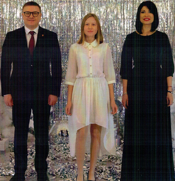 Полина Пермякова побывала на новогоднем приеме у губернатора 